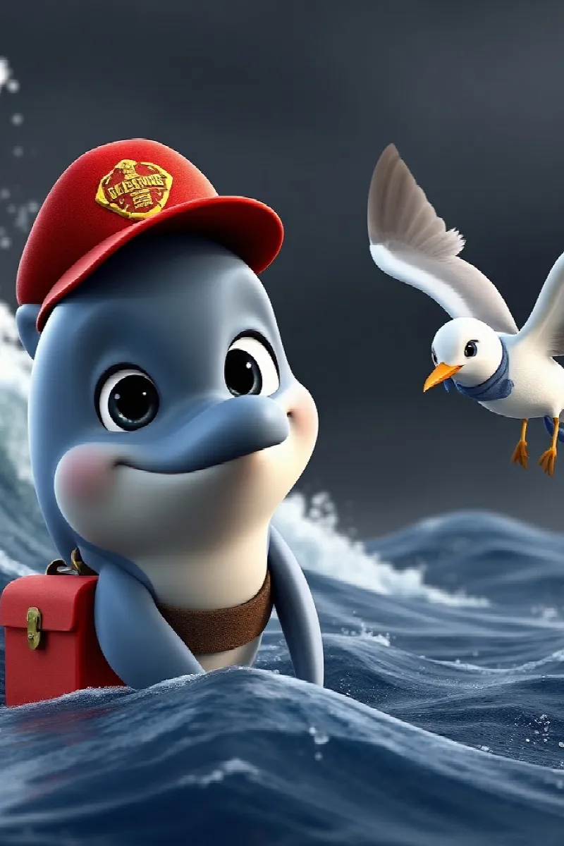 Picture 4 from the tale The Dolphin Postman