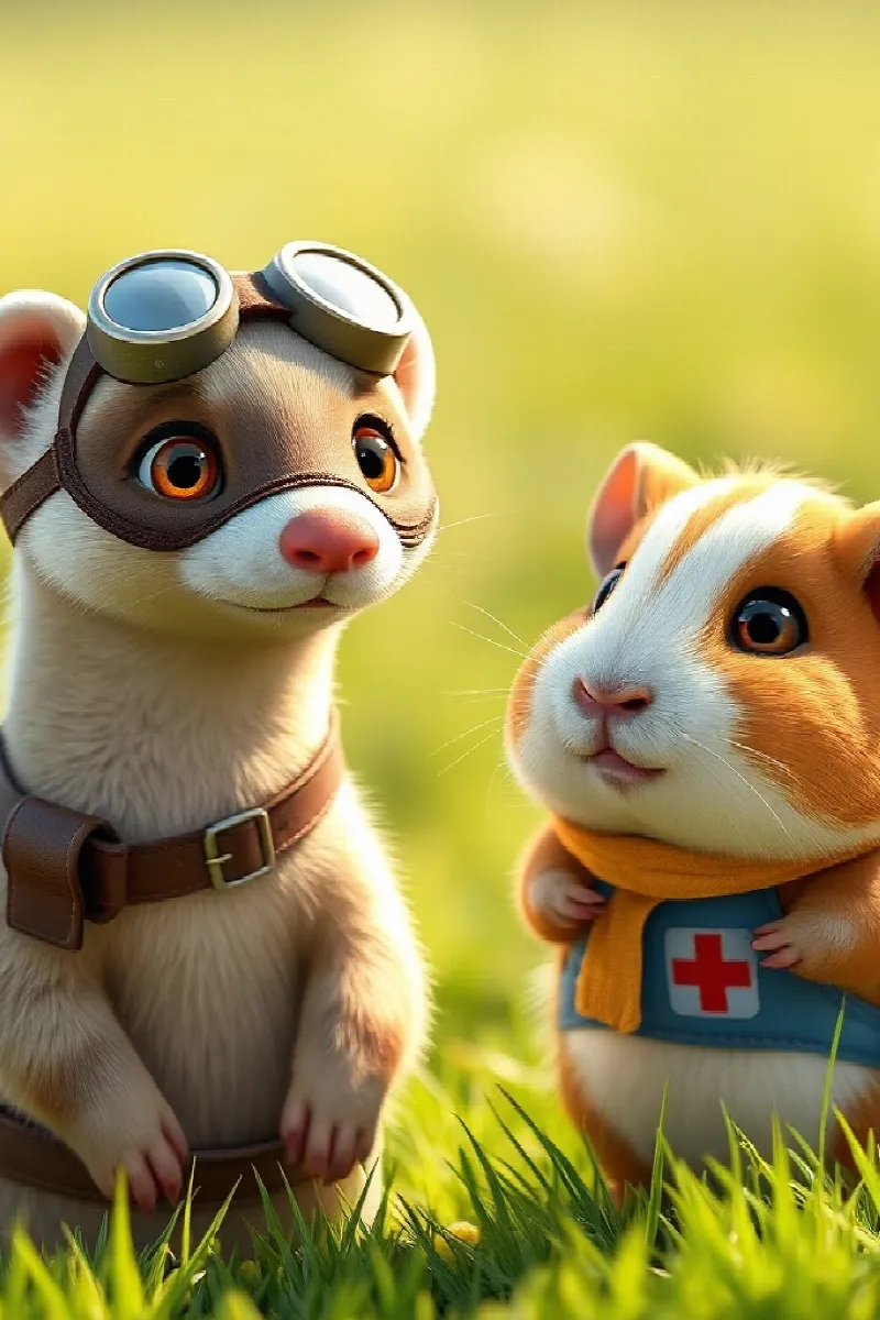 Picture 3 from the tale The Ferret's Flying Socks