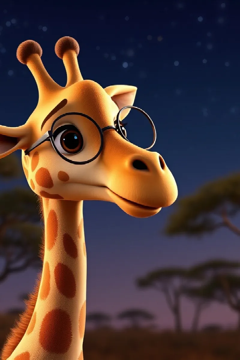 Picture 2 from the tale The Giraffe's Tiny Telescope