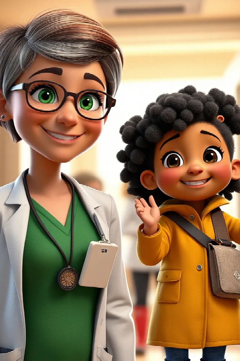 Picture 2 from the tale The Girl and the Hedgehog Hospital