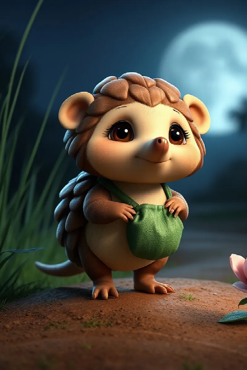 Küçük Pangolinin Arkadaşı masalından 2. resim