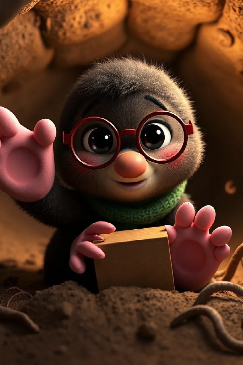 Picture 1 from the tale The Mole's Music Box