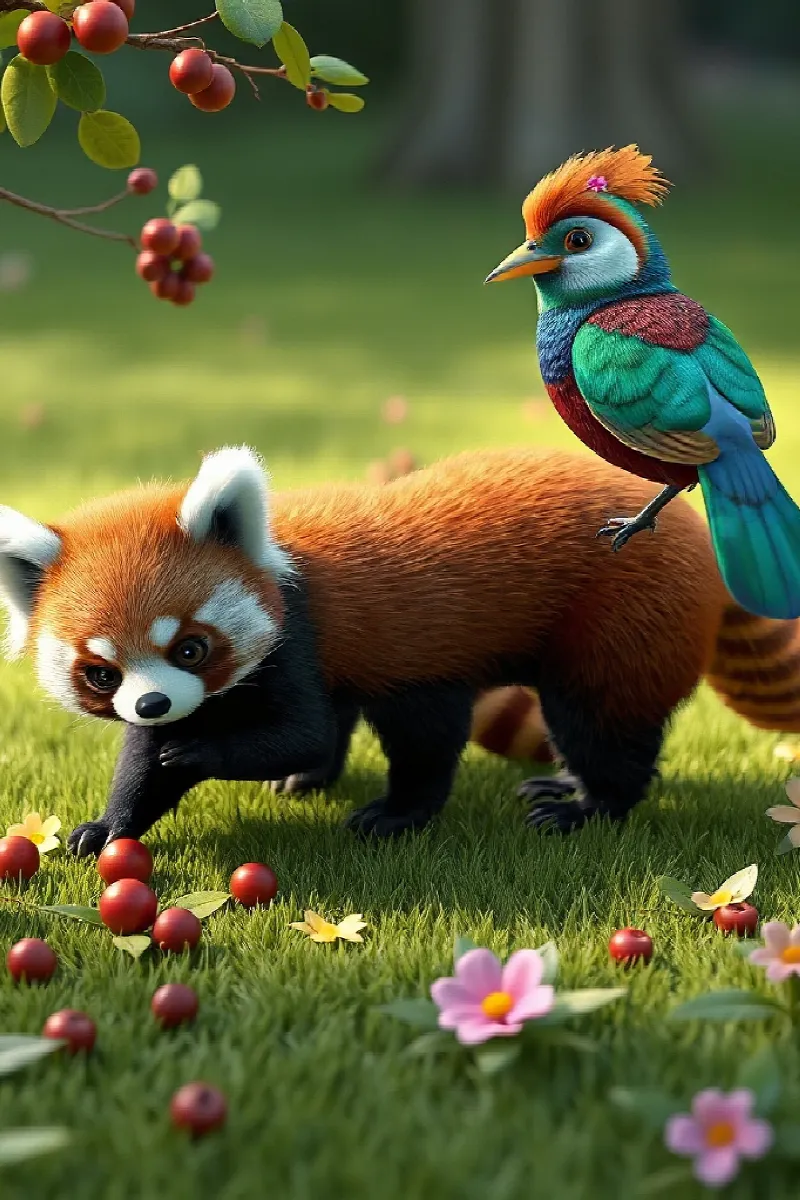 Picture 4 from the tale The Red Panda's Birthday