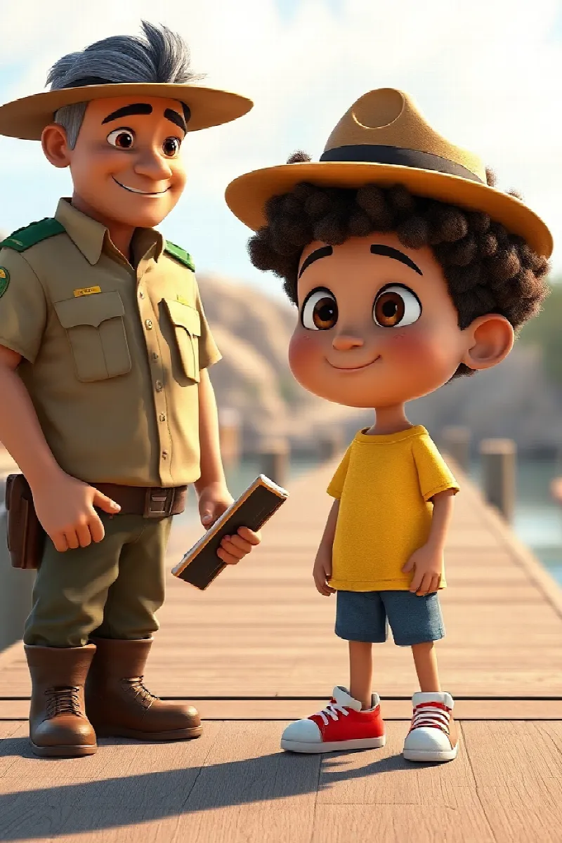 Picture 2 from the tale The Boy and the Quokka