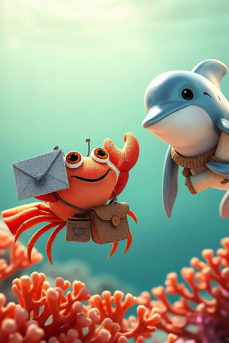 Picture 2 from the tale The Coral Post Office