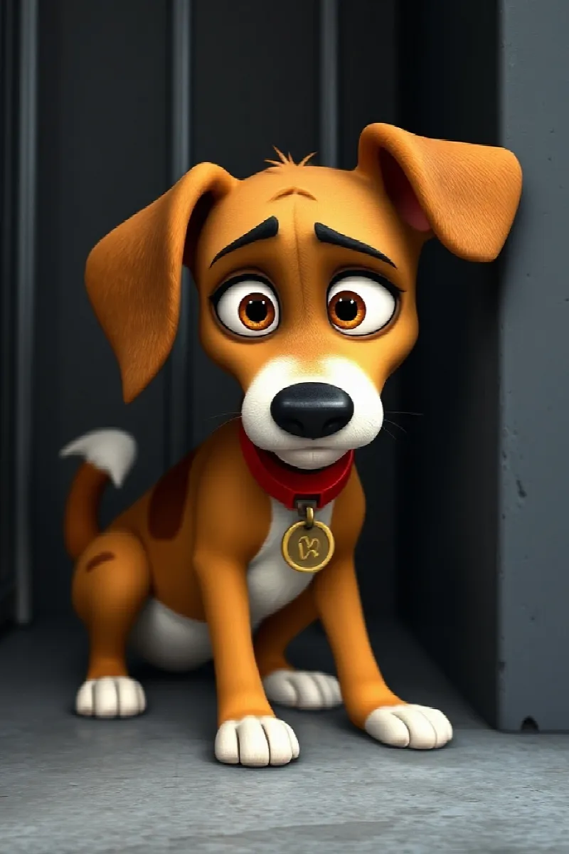 Picture 2 from the tale The Girl and the Rescue Dog