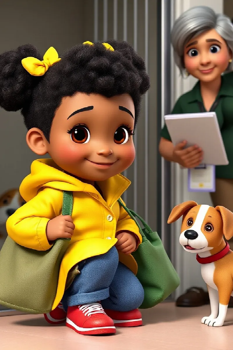 Picture 3 from the tale The Girl and the Rescue Dog