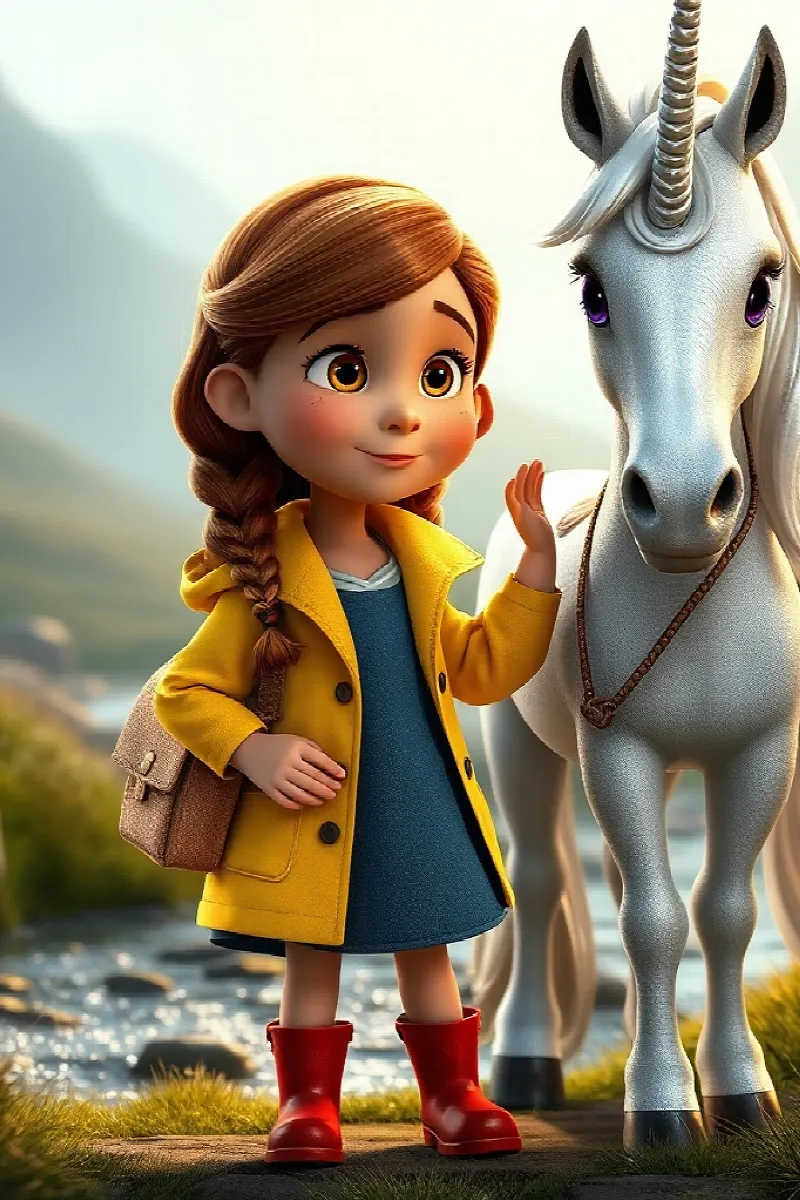 Picture 3 from the tale The Girl and the Silver Unicorn
