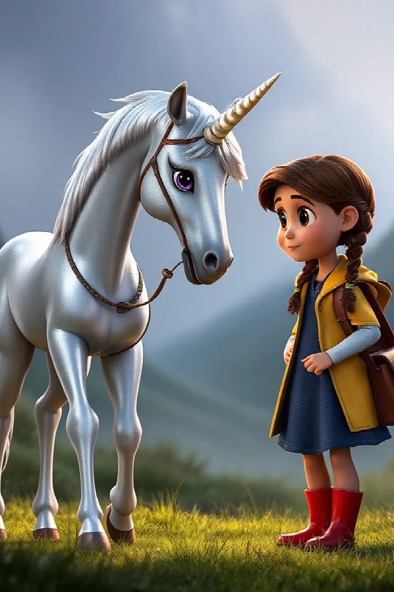 Picture 4 from the tale The Girl and the Silver Unicorn