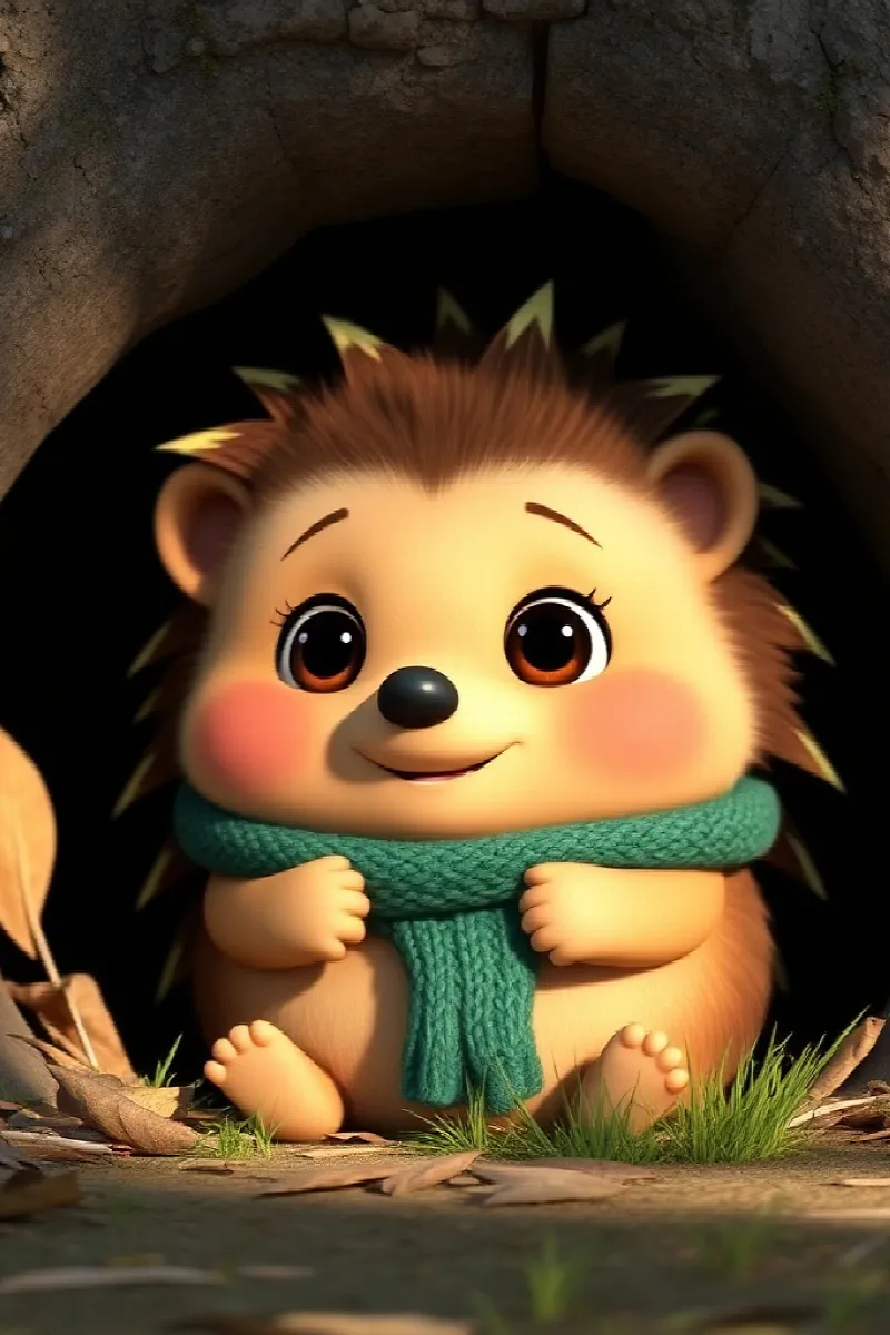 Picture 2 from the tale The Hedgehog's New Neighbor
