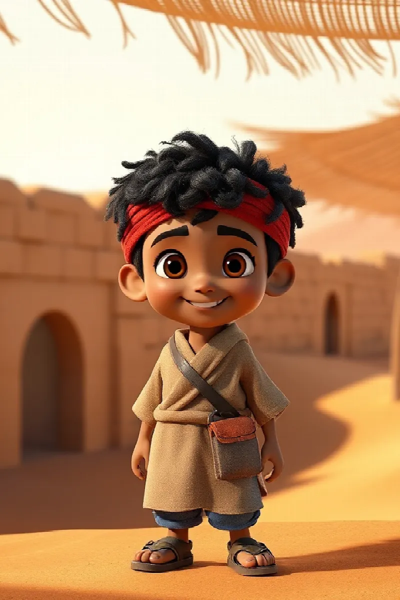 Picture 1 from the tale The Little Dune Builder