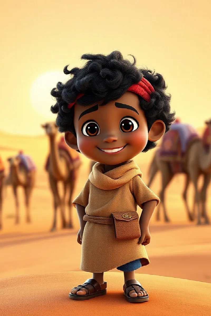 Picture 2 from the tale The Little Dune Builder