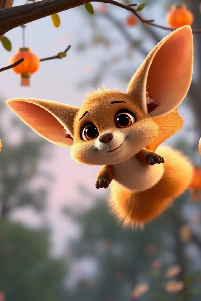 Picture 2 from the tale The Little Flying Fox