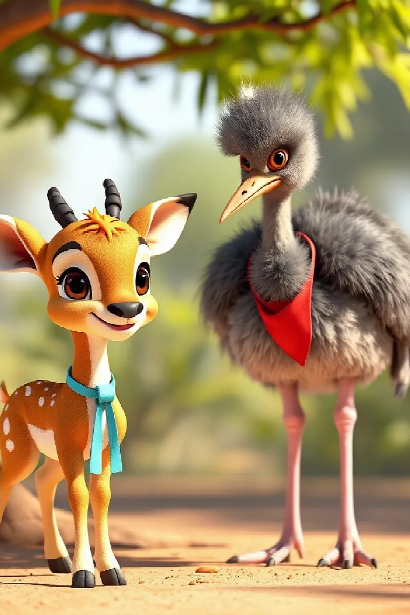 Picture 3 from the tale The Little Gazelle