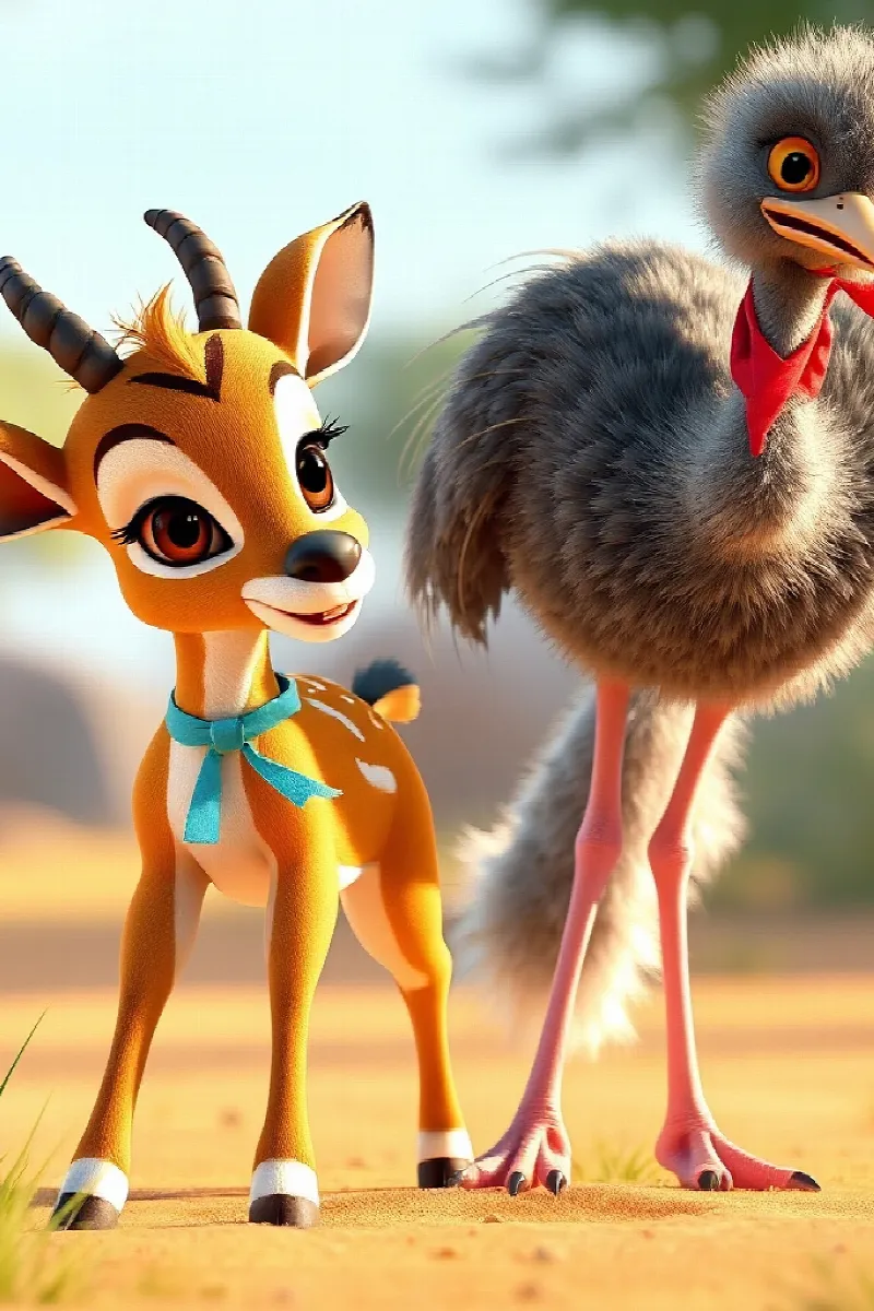 Picture 4 from the tale The Little Gazelle
