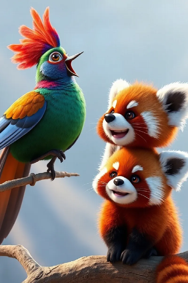 Picture 3 from the tale The Little Red Panda's Secret