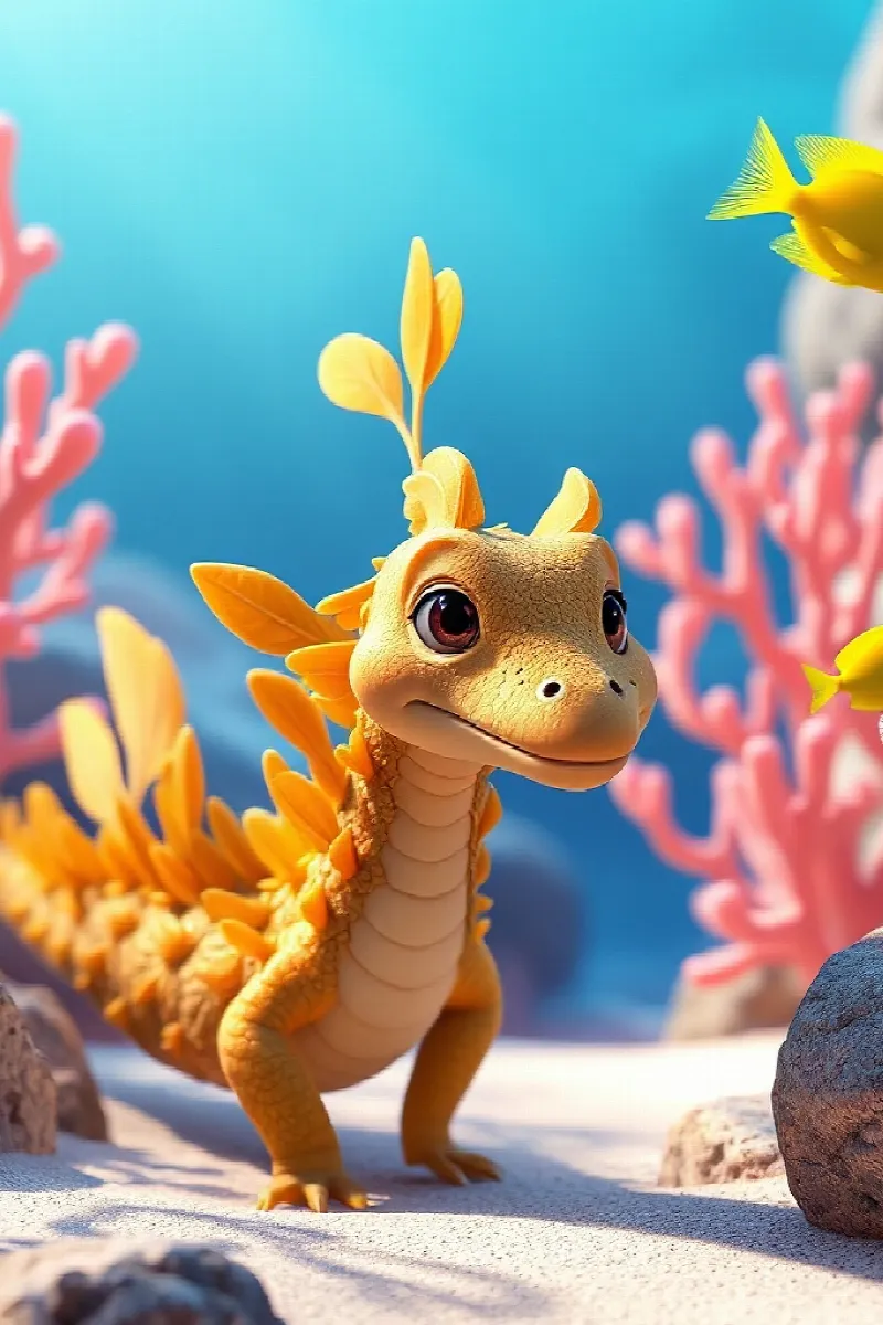 Picture 1 from the tale The Little Sea Dragon