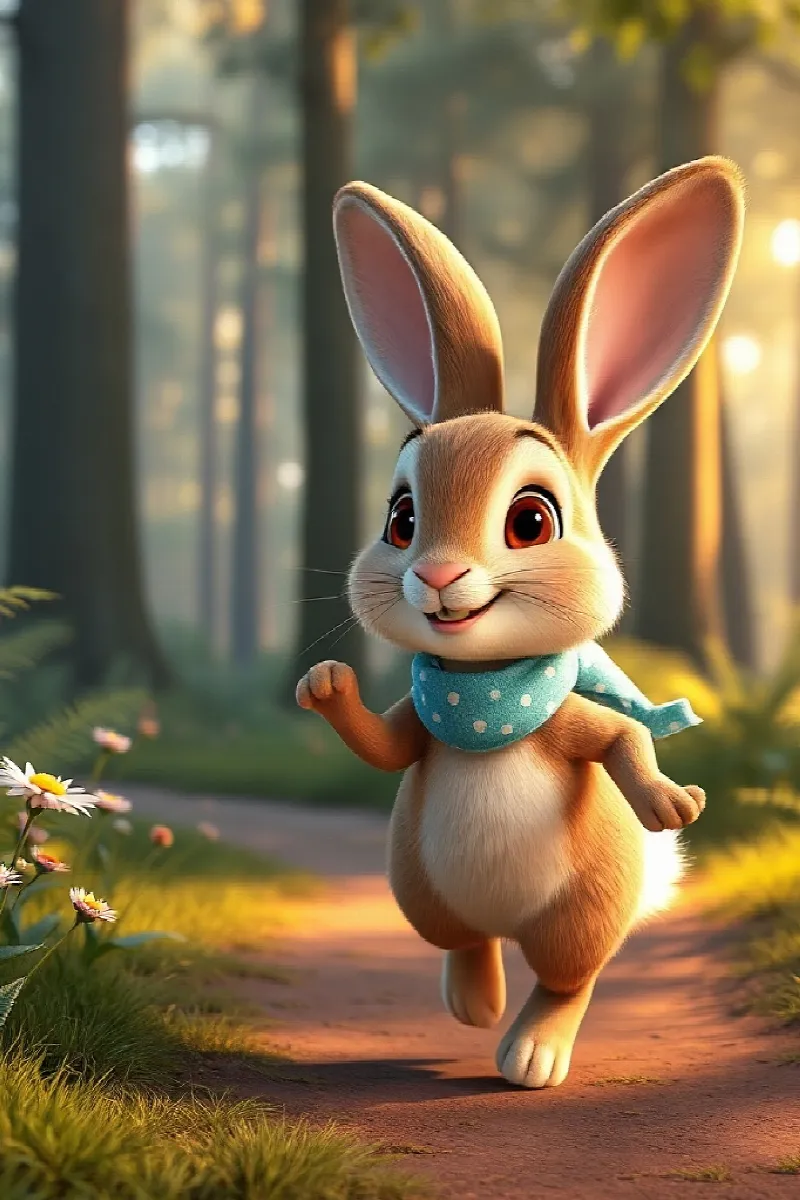 Picture 1 from the tale The Rabbit's New Neighbor