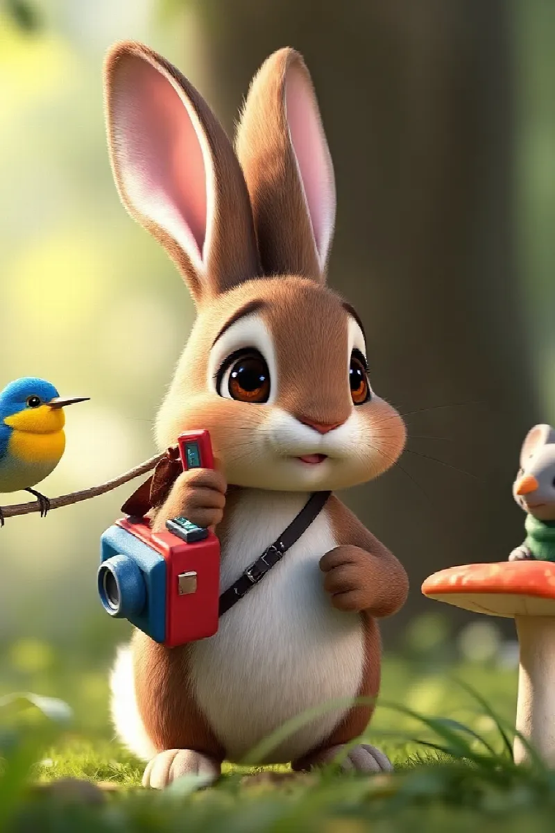 Picture 3 from the tale The Rabbit's Tiny Camera