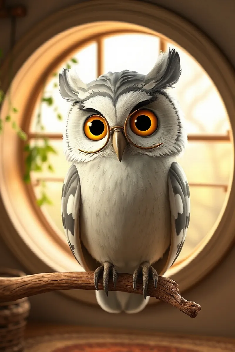 Picture 2 from the tale The Witch's Friendly Owl