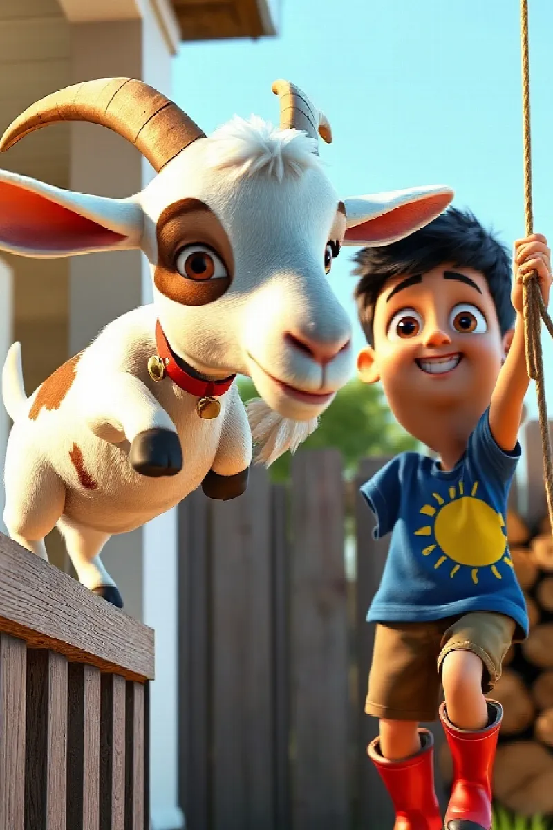 Picture 2 from the tale The Boy and the Goat
