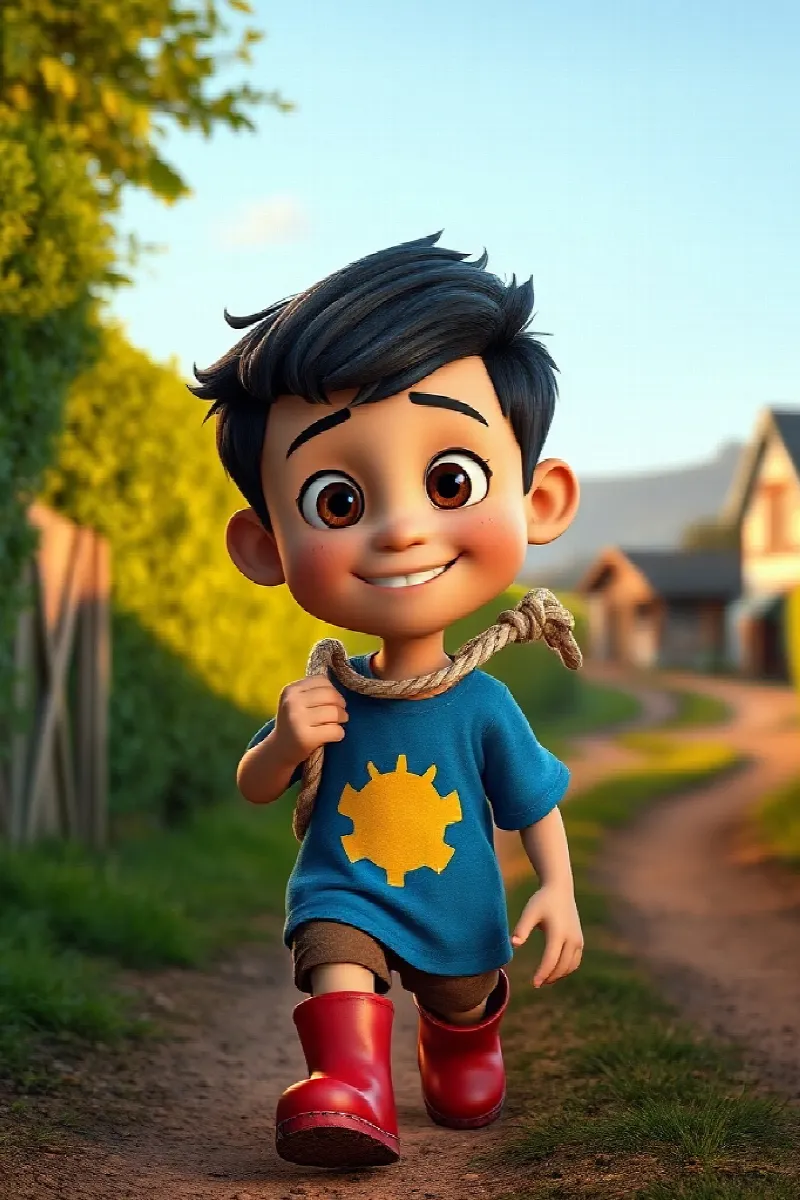 Picture 3 from the tale The Boy and the Goat