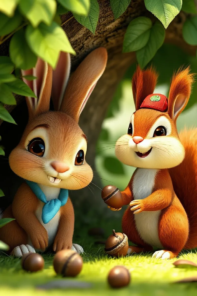 Picture 3 from the tale The Little Rabbit's Friend