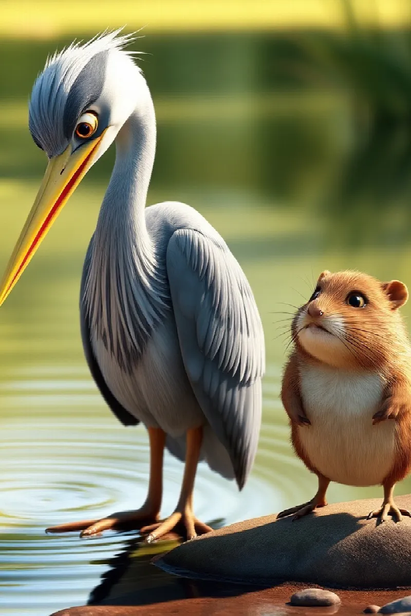Balıkçılın Küçük Yardımcısı masalından 4. resim