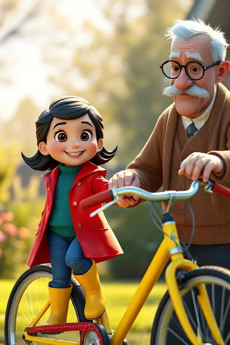 Picture 1 from the tale Flying Bicycle