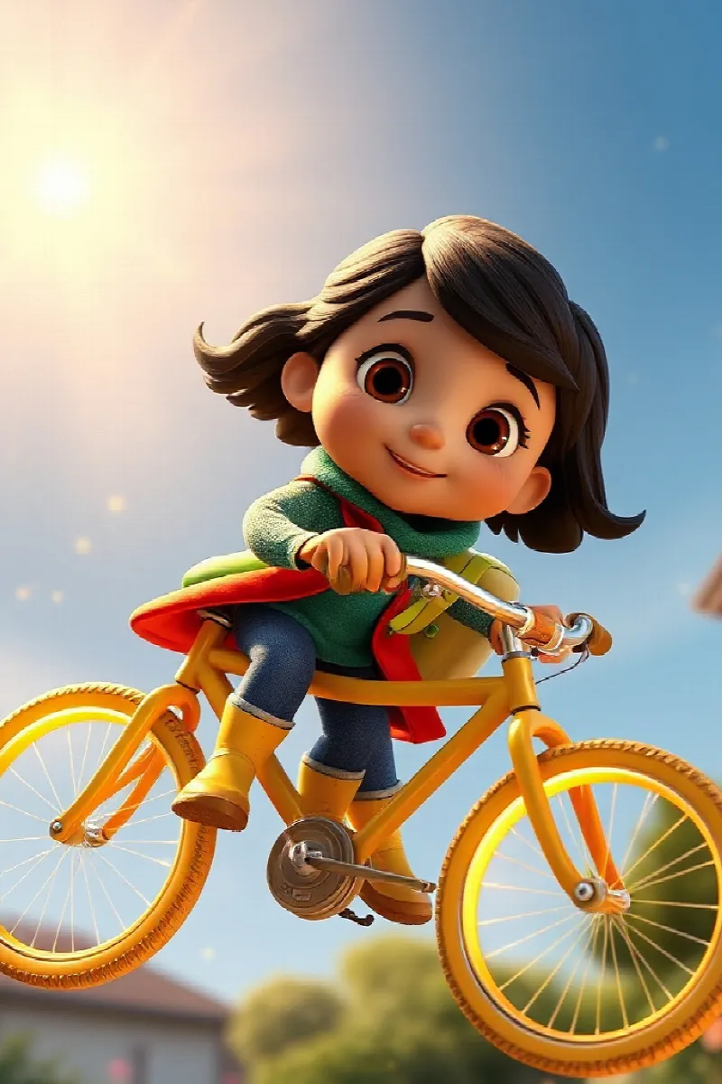 Picture 3 from the tale Flying Bicycle