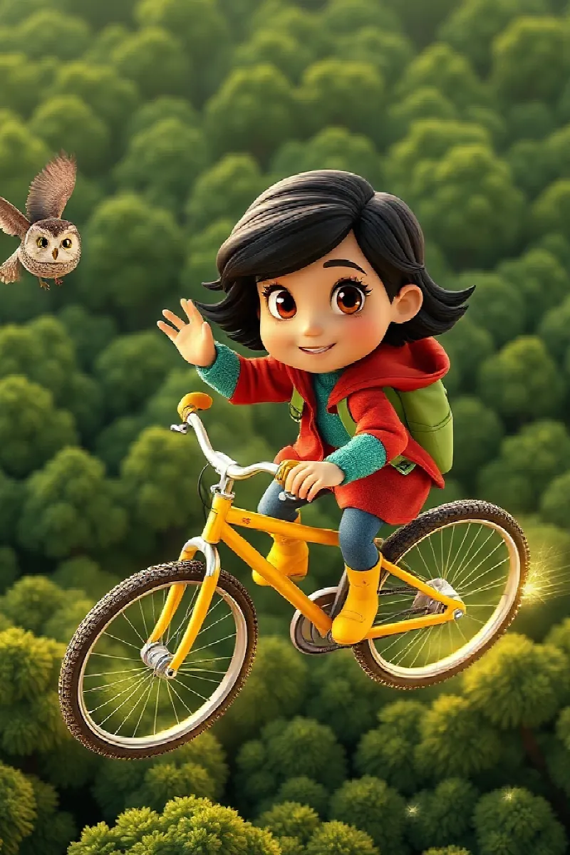 Picture 4 from the tale Flying Bicycle