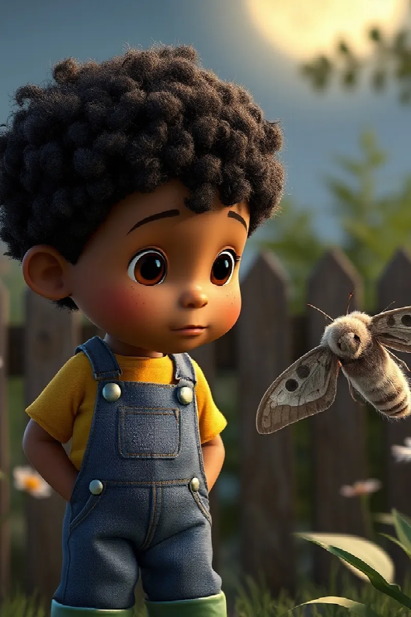 Picture 4 from the tale The Boy and the Moth