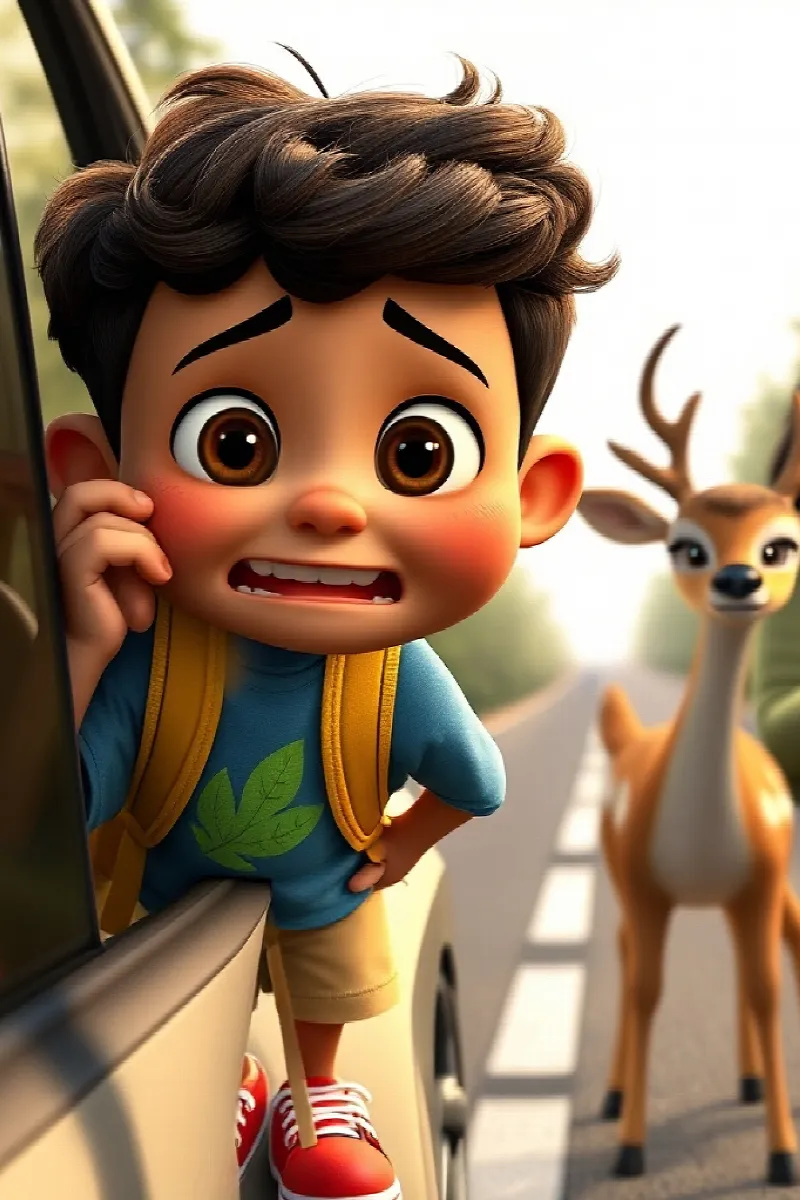 Picture 2 from the tale The Boy and the Wildlife Bridge