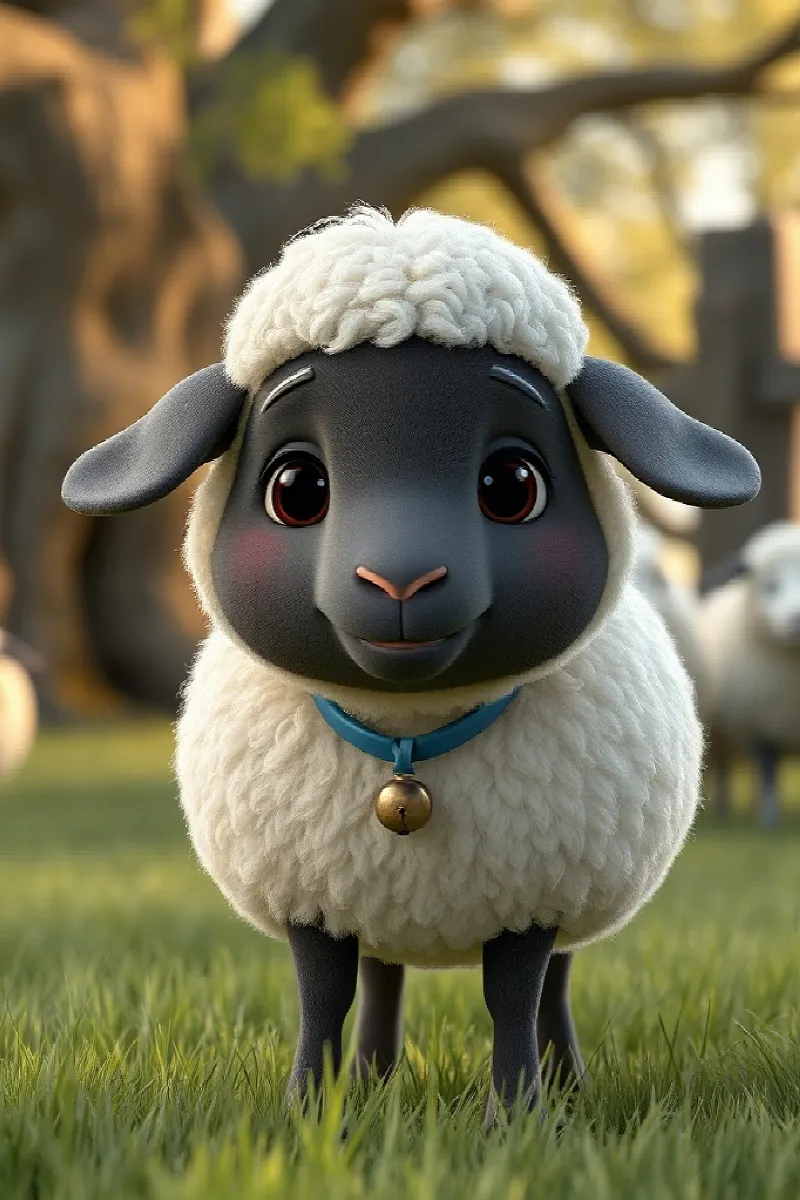 Picture 3 from the tale The Girl and the Rescue Sheep