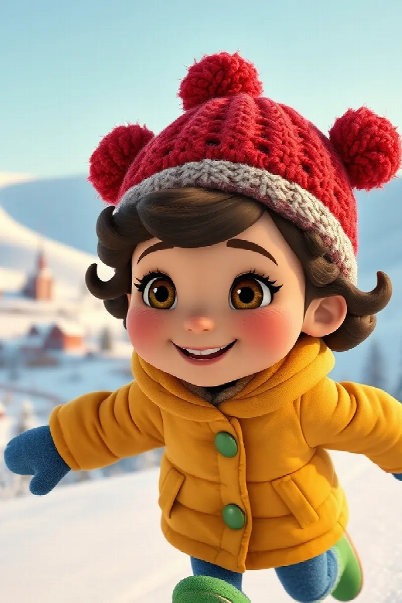 Picture 1 from the tale The Little Snow Engineer