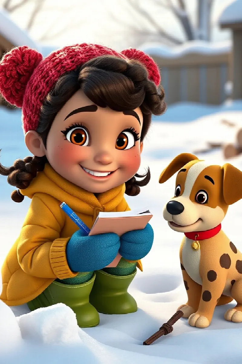 Picture 3 from the tale The Little Snow Engineer