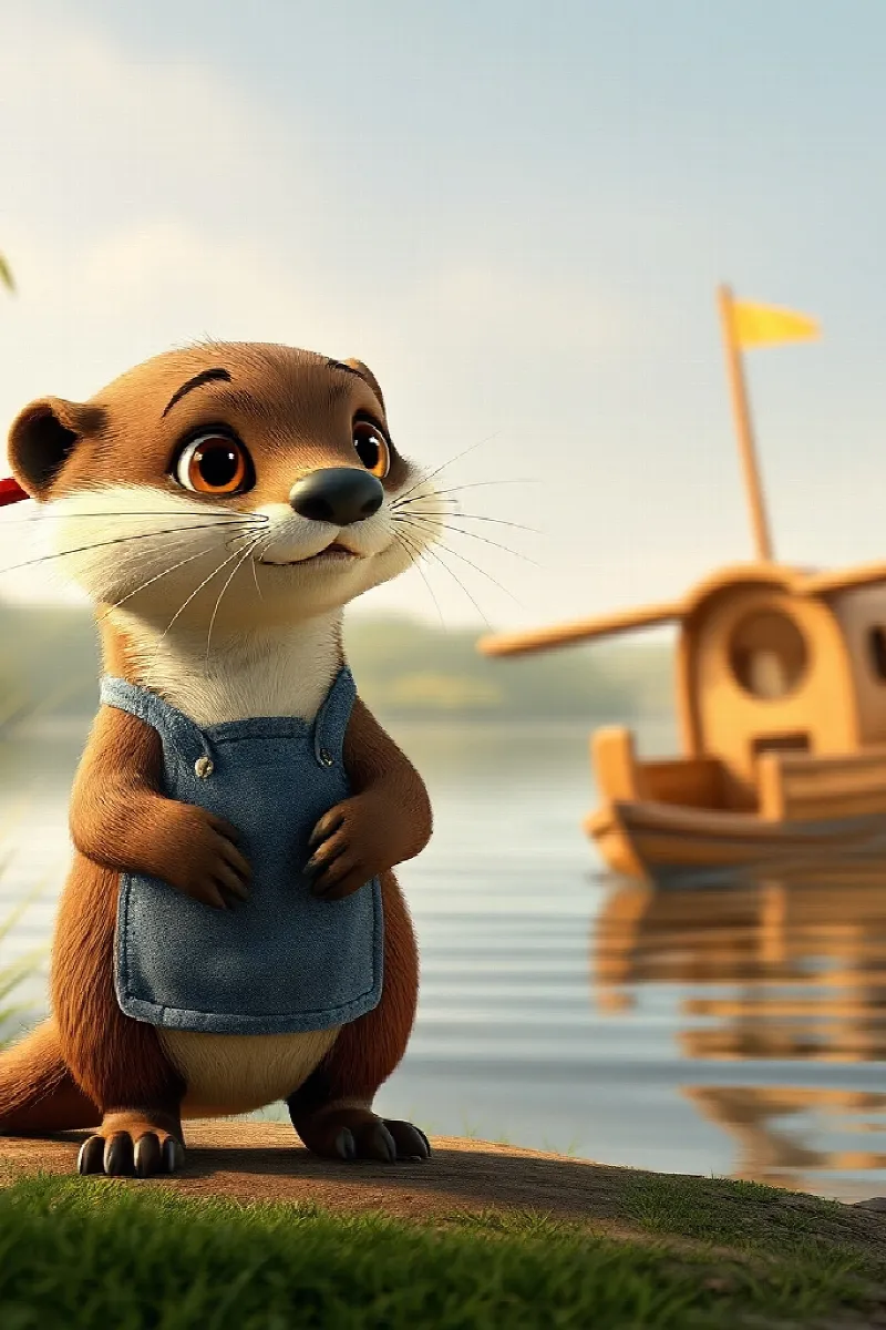 Picture 1 from the tale The Otter's Flying Boat