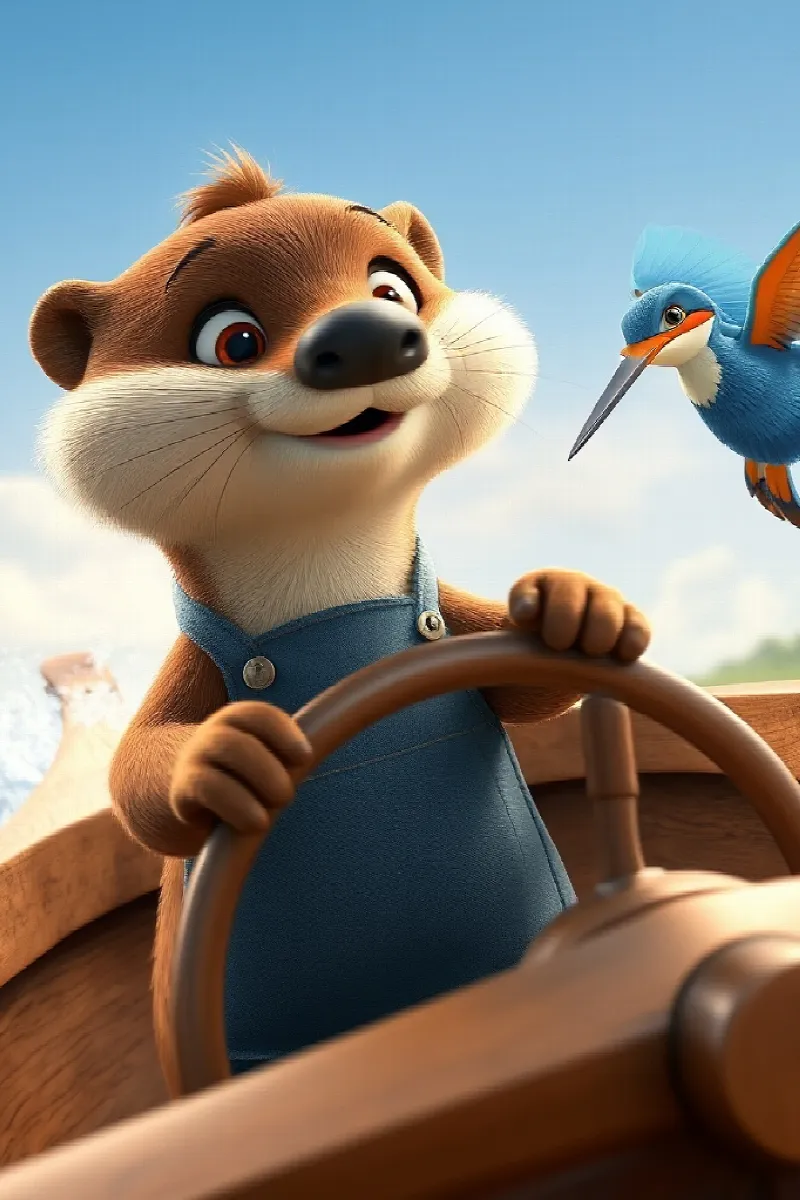 Picture 4 from the tale The Otter's Flying Boat
