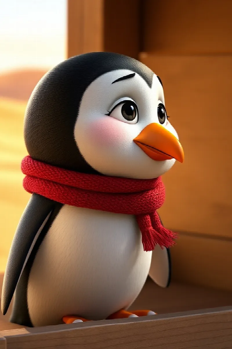 Picture 2 from the tale The Penguin's Desert Adventure