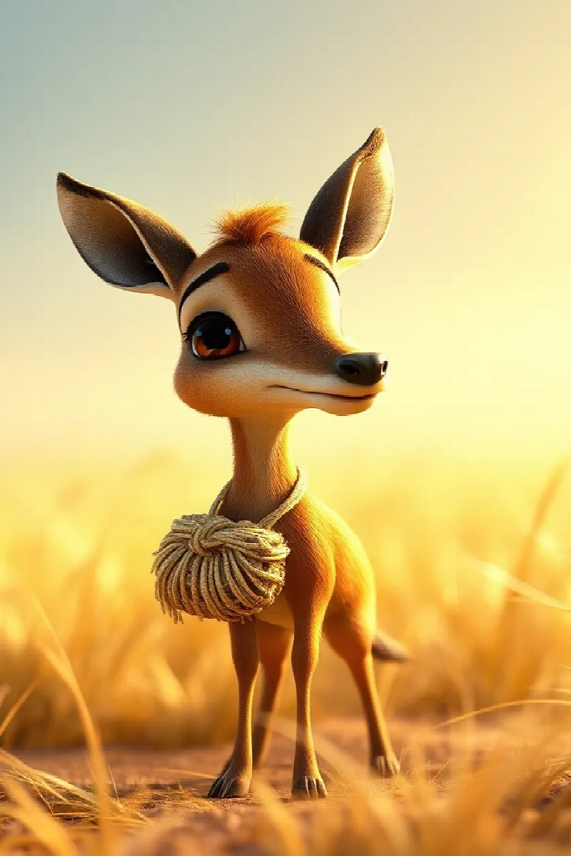 Küçük Dik-Dik'in Bahçesi masalından 1. resim