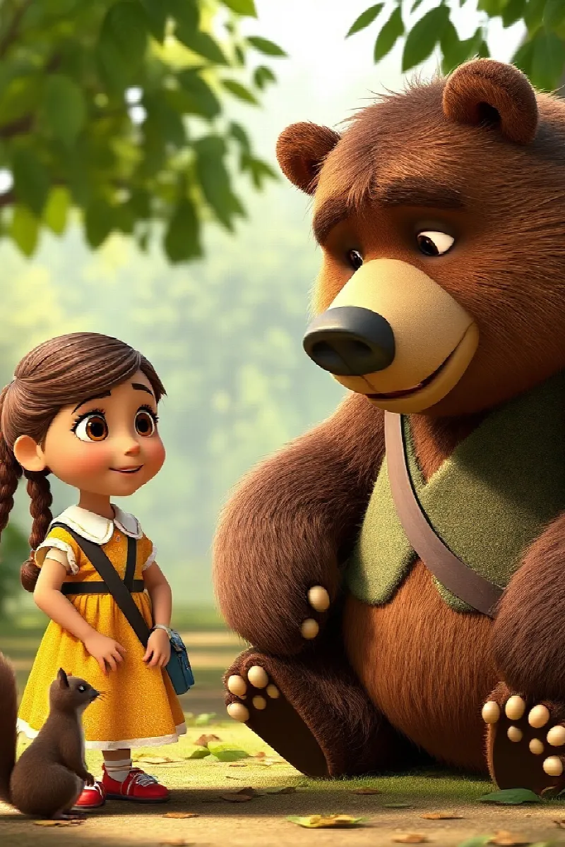 Picture 3 from the tale The Girl and the Animal Village