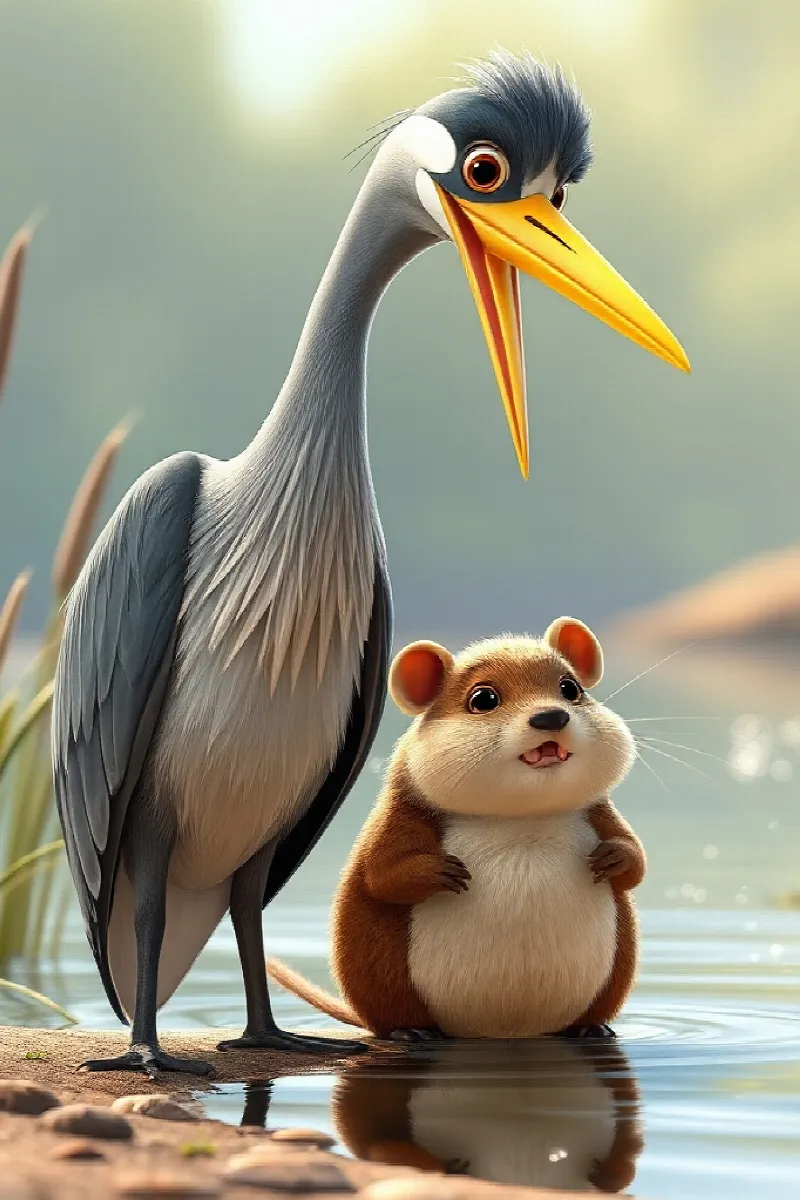 Picture 3 from the tale The Heron's Little Helper