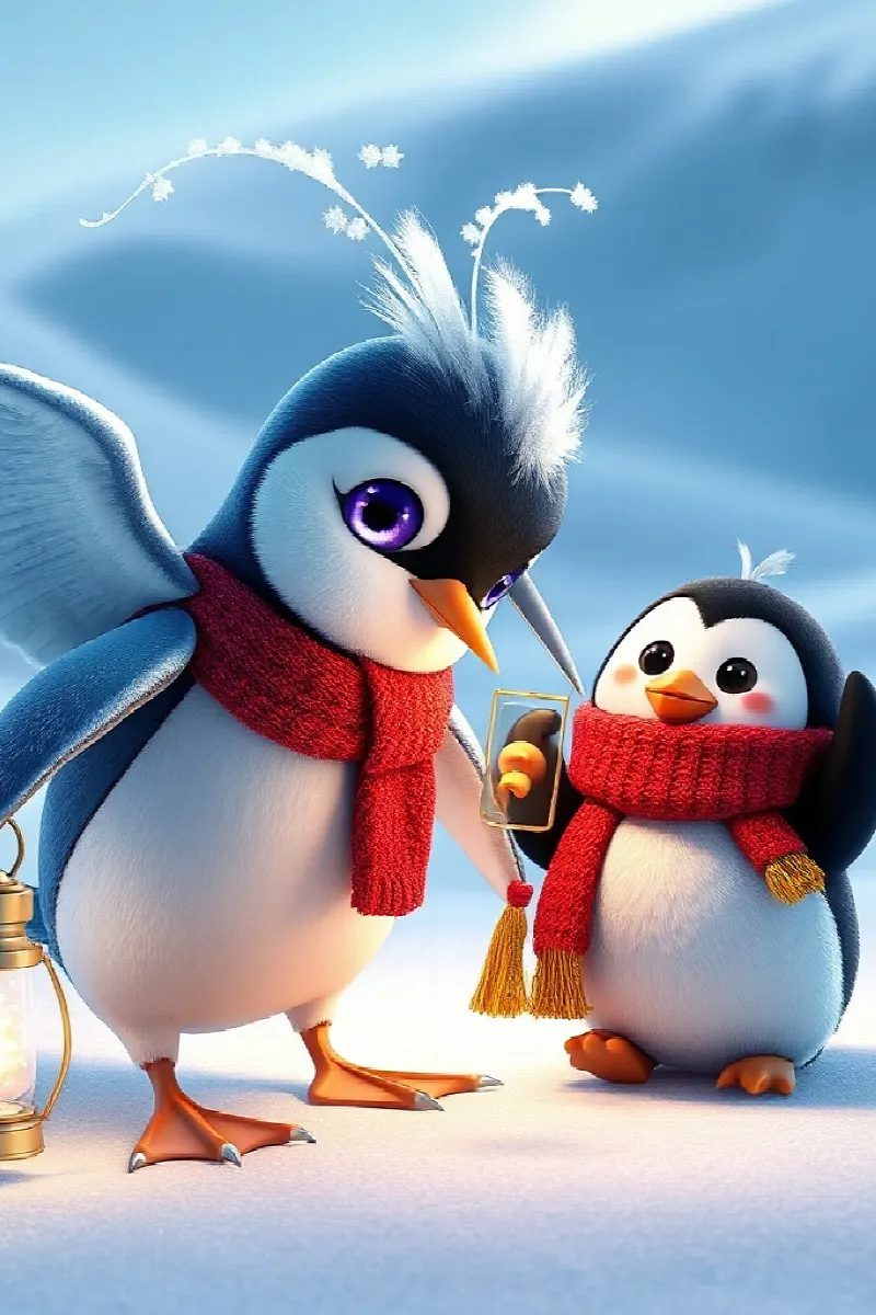 Küçük Penguenin Feneri masalından 3. resim