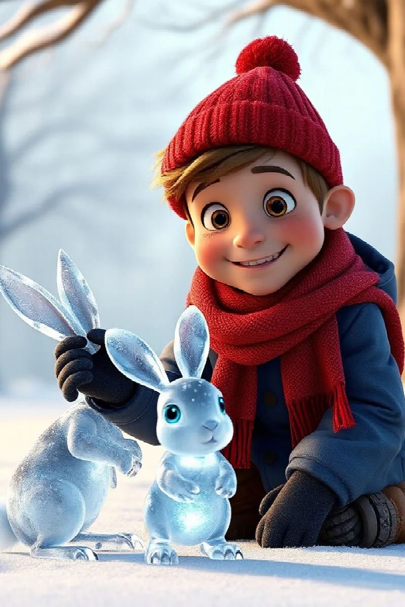Picture 4 from the tale The Boy and the Crystal Rabbit