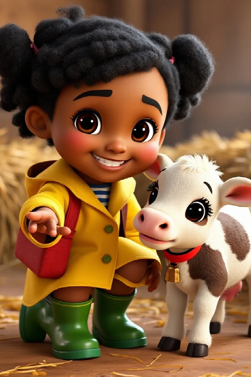 Picture 4 from the tale The Girl and the Calf