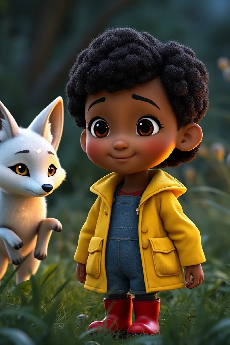 Picture 4 from the tale The Girl and the Moon Fox