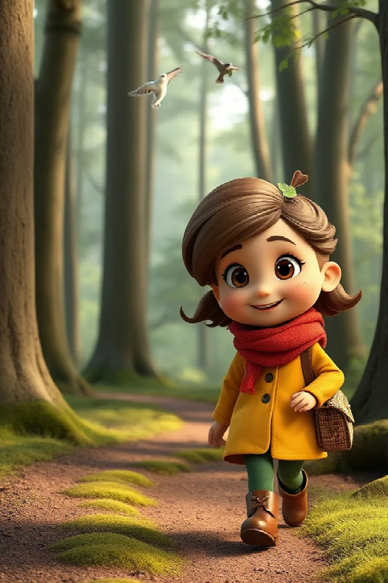 Picture 2 from the tale The Girl and the Silver Wolf