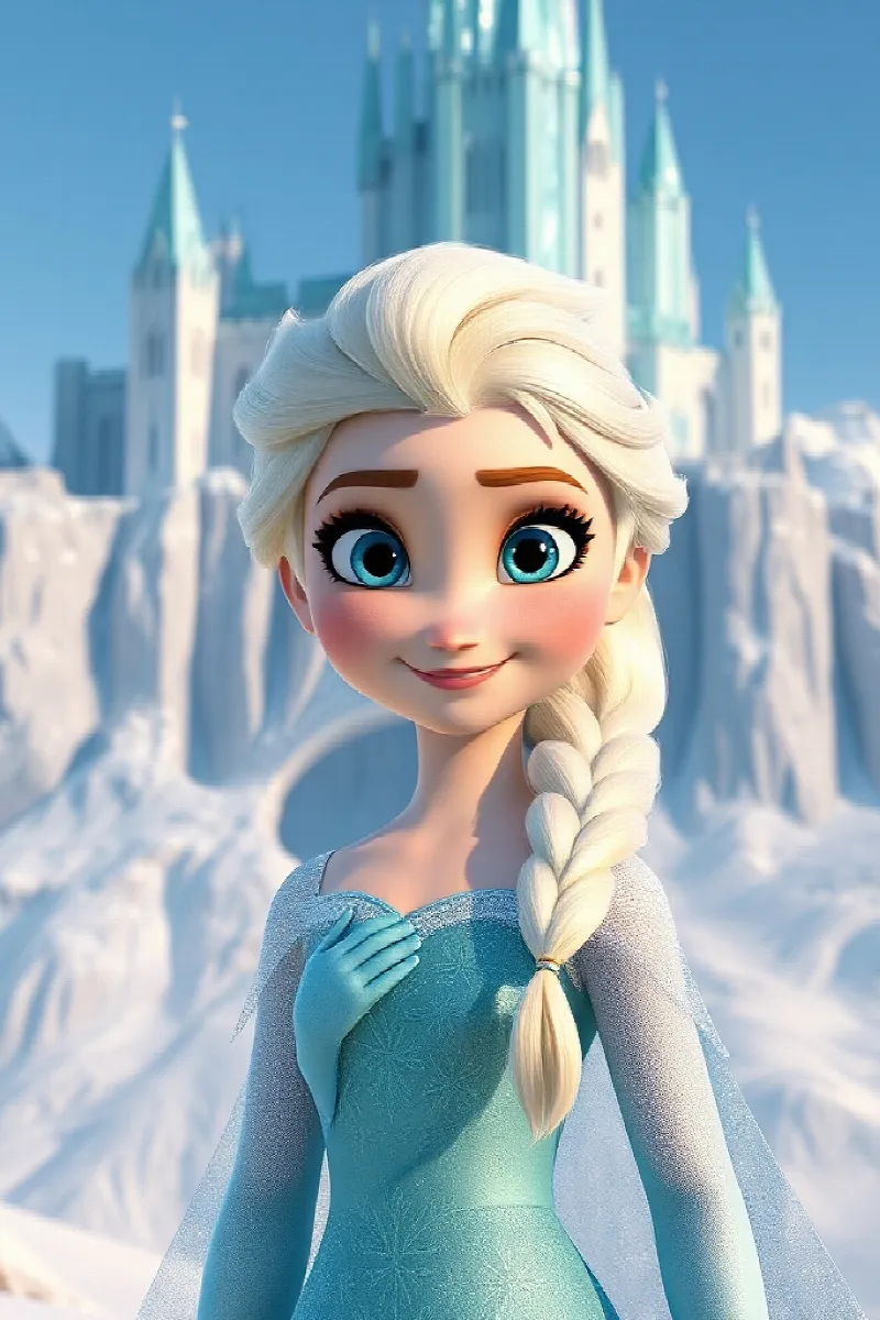 Picture 1 from the tale The Ice Castle Clock
