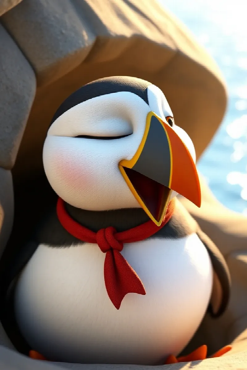 Picture 1 from the tale The Puffin's Treasure