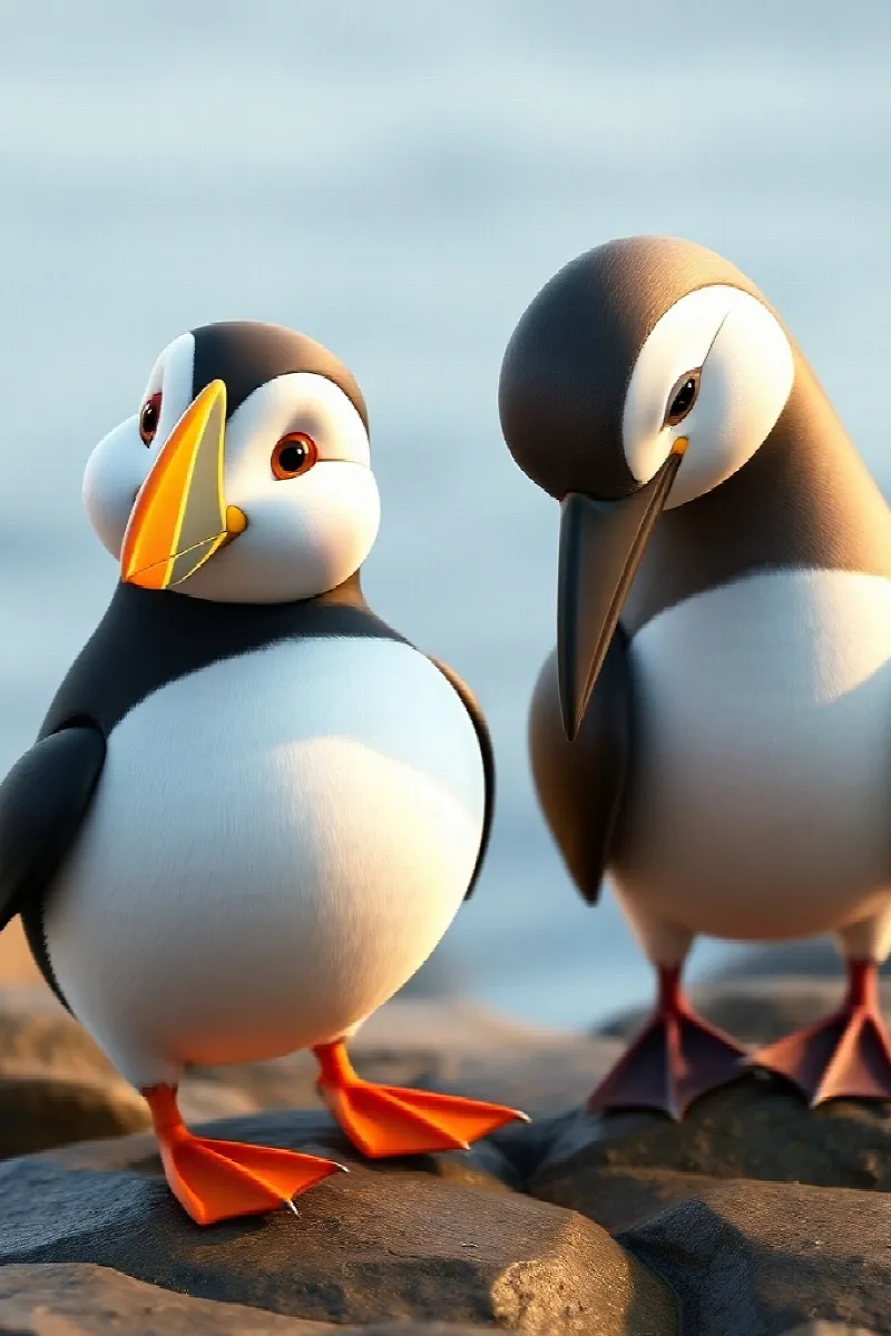 Picture 2 from the tale The Puffin's Treasure